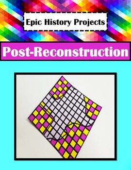 Preview of Texas History: Post-Reconstruction - Pixel Art Project