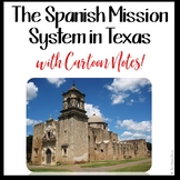 MISSIONS OF TEXAS with Doodle NOTES and Google Slides™