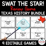 Texas History Review Game Swat the Star BUNDLE End of the 