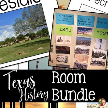 Preview of Texas History VOCABULARY and ERA BUNDLE