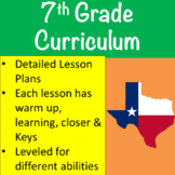 Texas History, 7th Grade Curriculum Bundle- Year-long