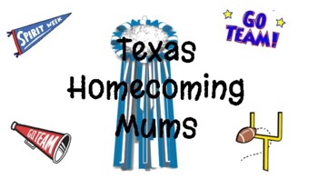 Preview of Texas Homecoming Mum