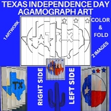 Texas Independence Day Agamograph Printable Paper Craft , 