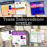 Texas Independence Unit Bundle, Texas Revolution, Notes, M