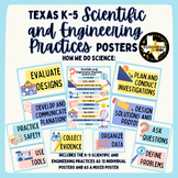 Texas K-5 Scientific and Engineering Practices Posters SEPs
