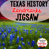 Texas Landmarks Jigsaw Method Activity