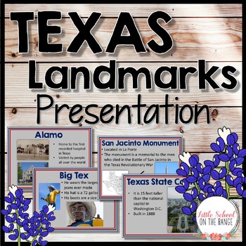 Preview of Texas Landmarks Presentation