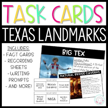 Preview of Texas Landmarks Activity