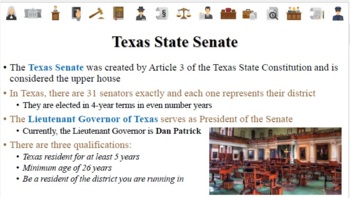 Texas Legislature: A Bill to a Law- PowerPoint & Guided Notes | TpT