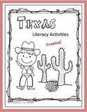 Texas Freebie Literacy Activites