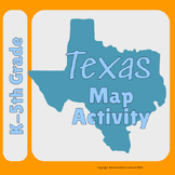 Texas Map Labeling Project Activity - Landmarks and Cities