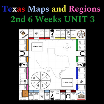 Preview of Texas Maps and Regions Board Game