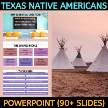 Preview of Texas Native Americans PowerPoint