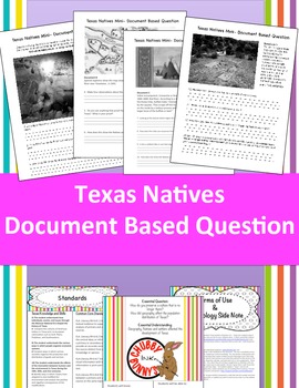 Preview of Texas Natives DBQ