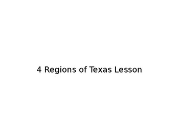 Preview of Texas Regions Prezi Lesson