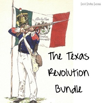 Preview of Texas Revolution Activity Bundle for Texas History 7th Grade