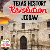 Texas Revolution Events Jigsaw Activity - Texas History