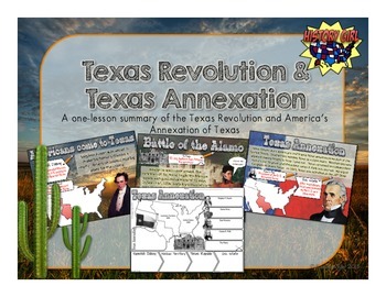Preview of Texas Revolution & Texas Annexation: PowerPoint and Infographic