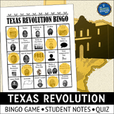 Texas Revolution Bingo Game