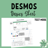 Texas STAAR Desmos Basics Quick Sheet