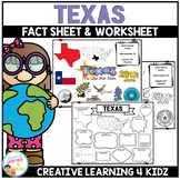 Texas State Fact Sheet + Worksheet