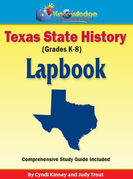 Preview of Texas State History Lapbook / Interactive Notebook - EBOOK
