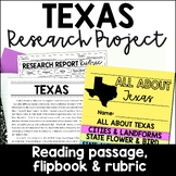 Texas State Research Report Project | US States Research F