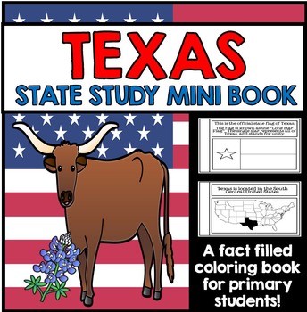 Preview of Texas State Study Booklet - Texas Facts and Information