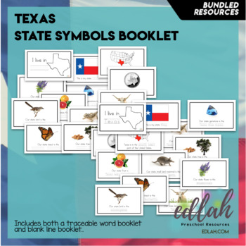 Preview of Texas State Symbol Booklet BUNDLE