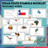 Texas State Symbols Booklet - Traceable Words