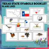 Texas State Symbols Booklet- Blank Lines