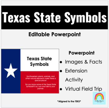 Preview of Texas State Symbols Powerpoint