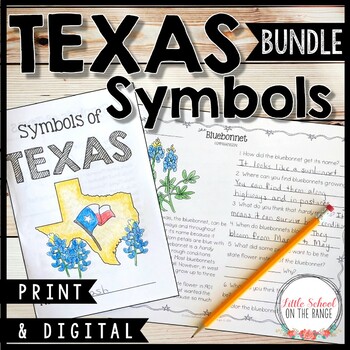 Preview of Texas Symbols BUNDLE