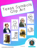 Texas -Symbols Clip Art-