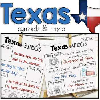 Preview of Texas Symbols, Maps, Flags and More