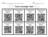 Texas Symbols QR Code Scavenger Hunt