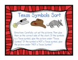 Texas Symbols: Sort