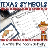 Texas Symbols Write the Room | A Reading and Social Studie