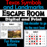 Texas Symbols and Landmarks Escape Room (Alamo, Big Tex, N
