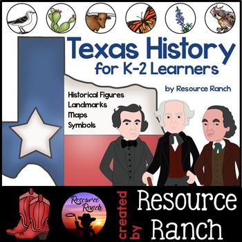 Preview of Texas Symbols and Texas Historical Figures