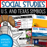 Texas Symbols and United States Symbols Worksheets and Act