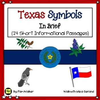 Preview of Texas State Symbols in Brief