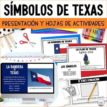 Preview of Texas Symbols in Spanish | Símbolos de Texas Actividades
