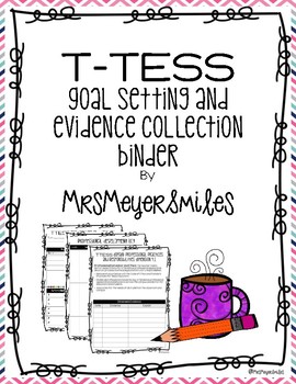 Preview of Texas TTESS Evidence Tracking Binder- ***LIFETIME UPDATES***