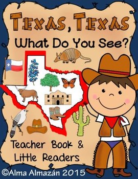 Preview of Texas Texas What Do You See Little Reader & Big Book