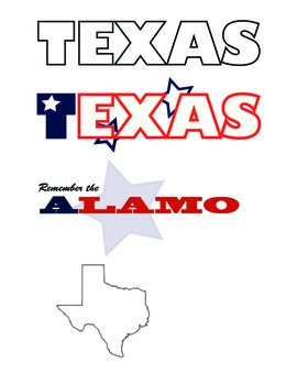 Preview of Texas Themed Clip Art