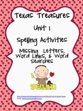 Texas Treasures Unit 1 Spelling Activities