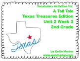 Texas Treasures Vocabulary Activities for A Tall Tale