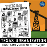 Texas Urbanization Bingo Game