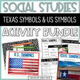 Texas and United States Symbols Worksheets and Digital Act